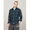 Checked blue/green