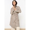 Manteau caban femme blanc