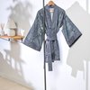 Kimono satin noir