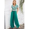 Pantalon fluide taille élastique femme