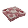 Coussin coeur rouge