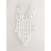 Dentelle À Petits Motifs Floraux Rose/Crème