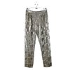 Pantalon imprimé doré femme
