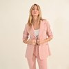 Blazer corto rosa