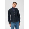 Bleu Dark Blue Unwashed Denim