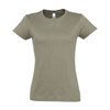 Tee shirt kaki femme