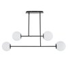 Hanglamp zwart glas
