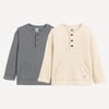 Grey + Ecru