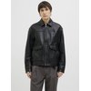 Veste cuir motard homme