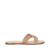 Sandales strass doré