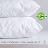 Taie d'oreiller Stonewashed Zeff Blanc 65 x 65 1308002000