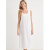 Chemise de nuit coton blanc