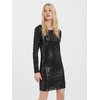 Robe de soirée noire pailletée