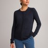 Gilet femme acrylique col rond