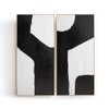 Toile noir blanc