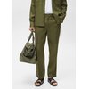 Pantalon lin vert homme