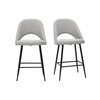 Chaise de bar grise
