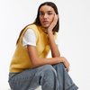 Pull jaune pale femme