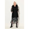Gilet long sans manche femme