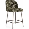 Vert Mousse Motif Labyrinthe