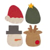 Rouge, Vert Canard, Moutarde, Gris Foncé