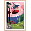 Affiche + Cadre En Bois - Chêne