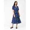 Robe patineuse bleu roi
