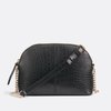 Sac en cuir effet croco