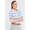 Polo rayé femme