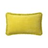 Coussin velours vert
