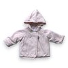 Manteau bébé fille rose