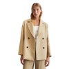 Blazer laine camel femme