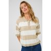 Beige Feather Gray Melange/Blanc Chalk Stripe