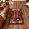 Multicolore, Beige, Bordeaux