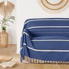 Blau/Ecru