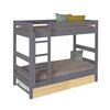 Gris Anthracite Et Bois