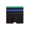 Zwart/ceintuur groen + blauw + zwart