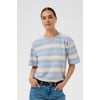 Blue Fog/Turtledove Stripe