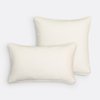 Coussin velours beige