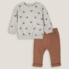 Gris Chiné/Marron