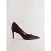 Faux Poney Rouge Bordeaux