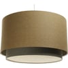 Beige Crème Avec Rotin Naturel