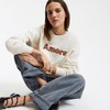 Sweat brodé femme