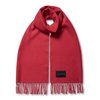 Écharpe laine rouge