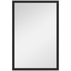 Miroir cadre bois noir
