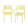 Fauteuil jardin jaune