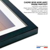 Affiche Sous Cadre Bois Noir