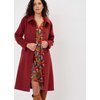 Manteau femme à motif rouge