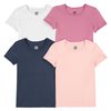 Marine + roze + ecru