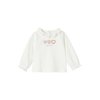T-shirt imprimé col claudine